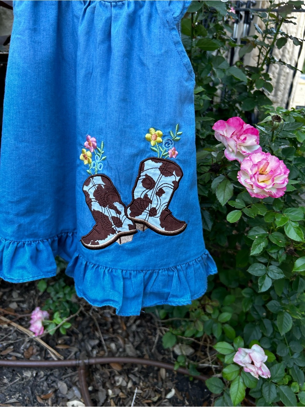 Rodeo Romp Girls Dress - Picture 10 of 11